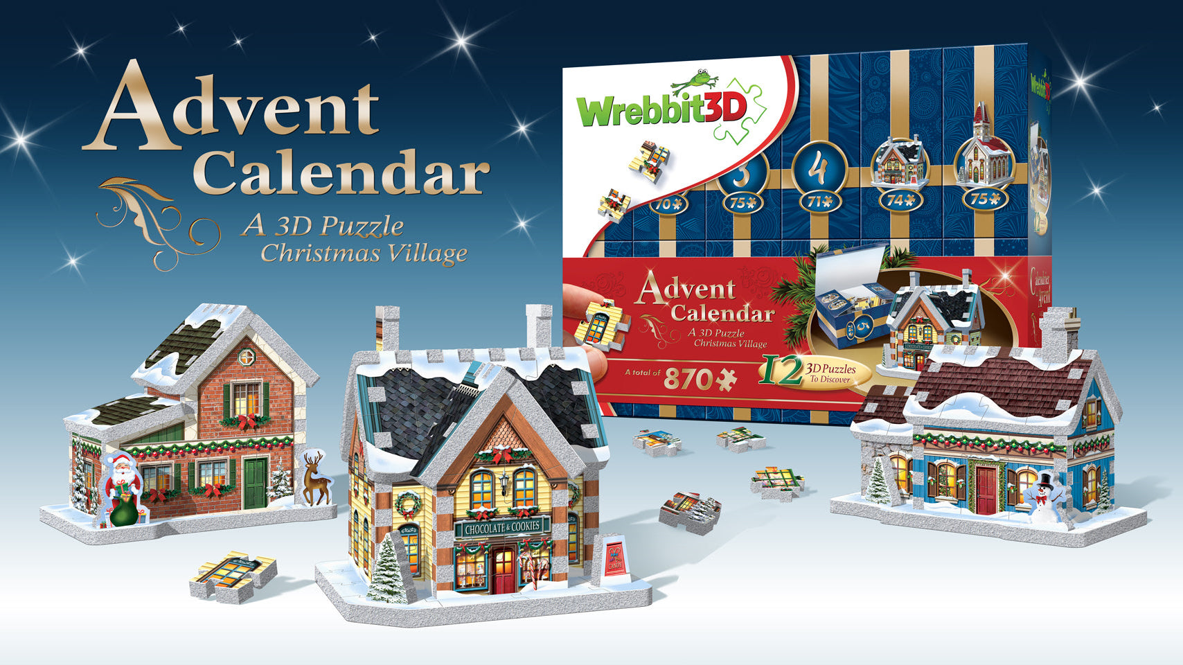 🎄 Discover the Magic of the Holidays with the Wrebbit3D Advent Calendar