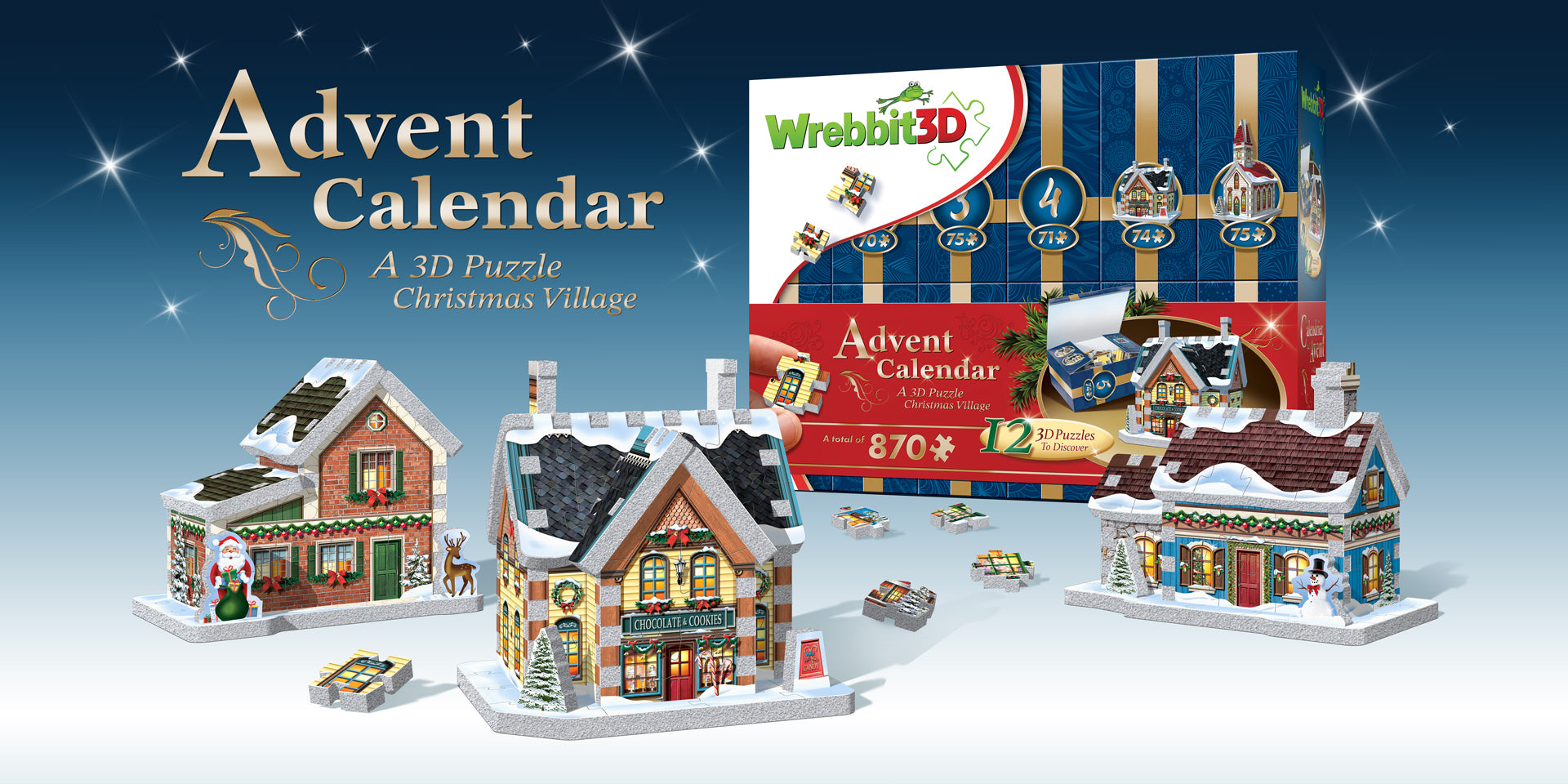 🎄 Discover the Magic of the Holidays with the Wrebbit3D Advent Calendar