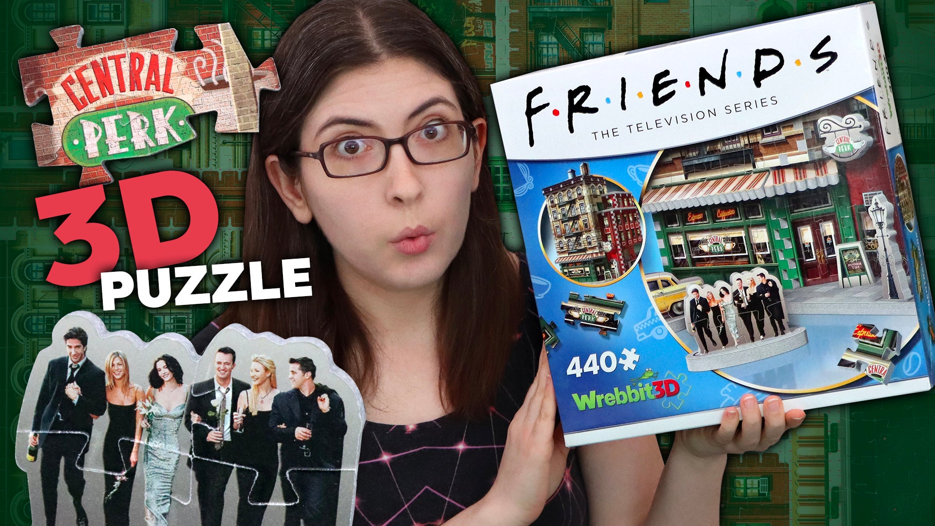 Karen Puzzles Friends Central Perk from Wrebbit3D 