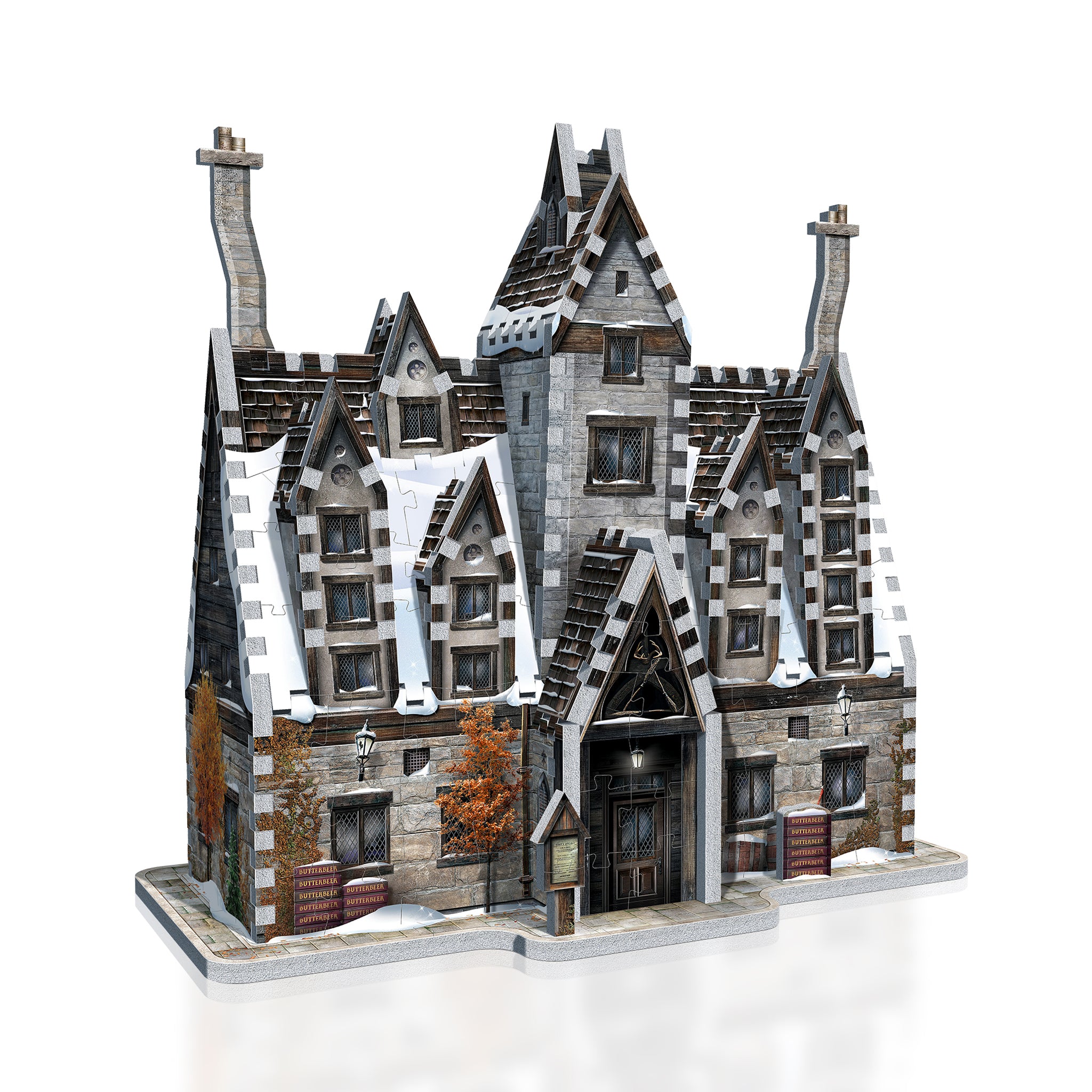 Wrebbit3d Harry Potter Hogsmeade - The Three Broomsticks 3D Puzzle for Teens and Adults | 395 Real Jigsaw Puzzle Pieces | Not Just an Ordinary並行輸入 NEW HARRY POTTER HOGSMEADE THE THREE BROOMSTICKS WREBBIT 3D PUZZLE- 395  PIECES
