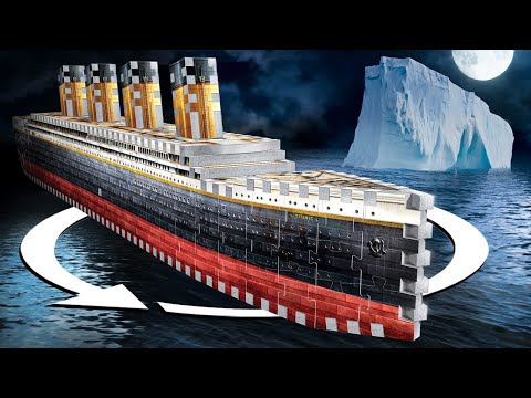 TITANIC パズル Amazon.com: CubicFun Titanic 3D LED Puzzles for Adults 88 CM