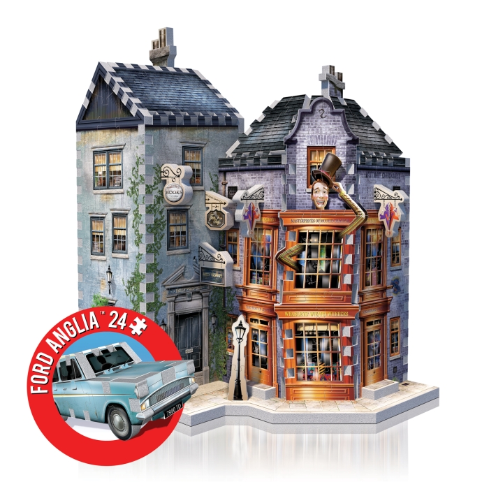 Puzzle 3D 1080 pièces : Coffret complet Harry Potter : Château de Poudlard,  Grande Salle et Tour d'A