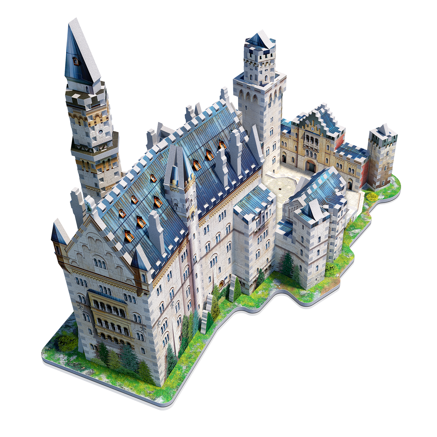 Doorbraak Bel terug Haas Neuschwanstein | Castles | Wrebbit 3D Puzzle