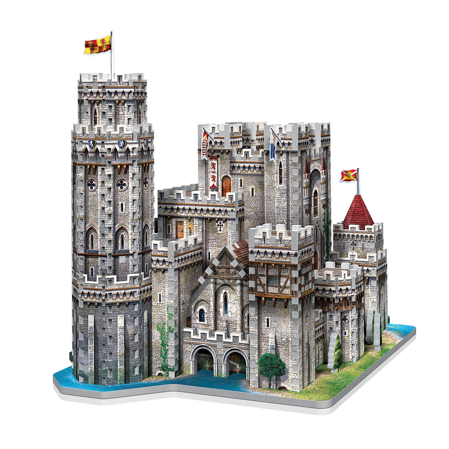 Wrebbit Game Of Thrones Red Fort 3D Puzzle Multicolor
