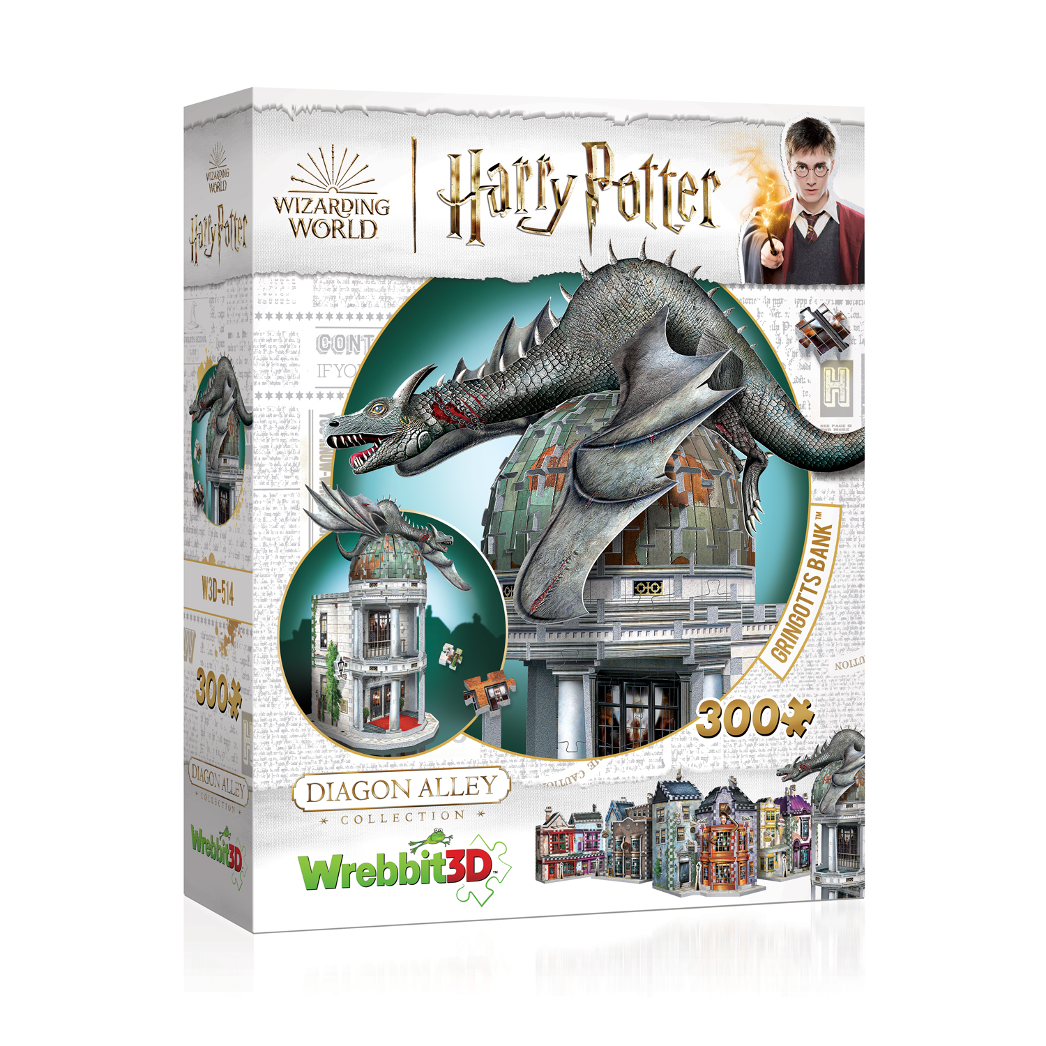 Puzzle 3D Asmodee Harry Potter La banque de Gringotts - Puzzle 3D